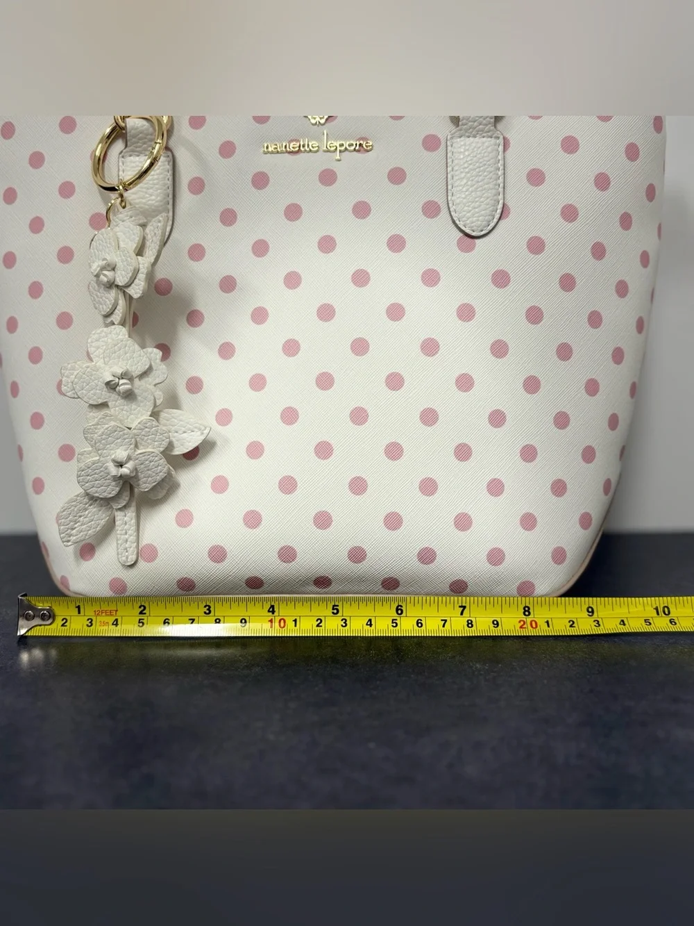 Nanette Lepore Marianna Crossbody Polka Dots Bag - Picture 7 of 7